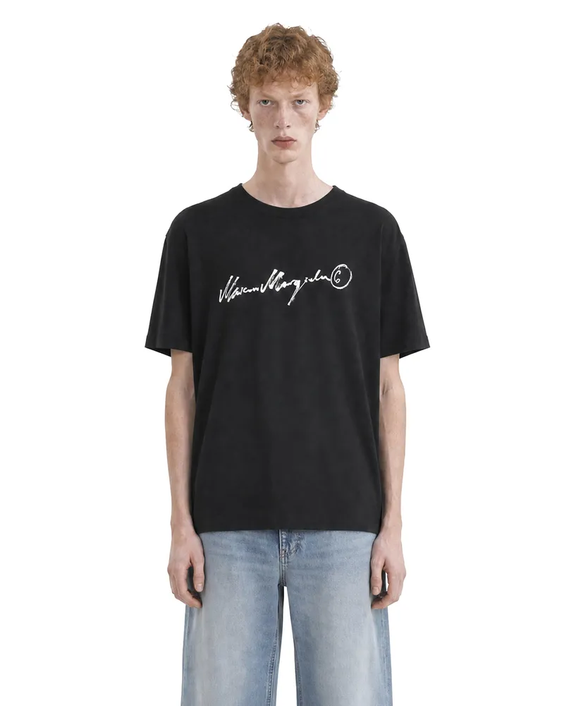Maison Margiela Overdyed Jersey T-Shirt Black