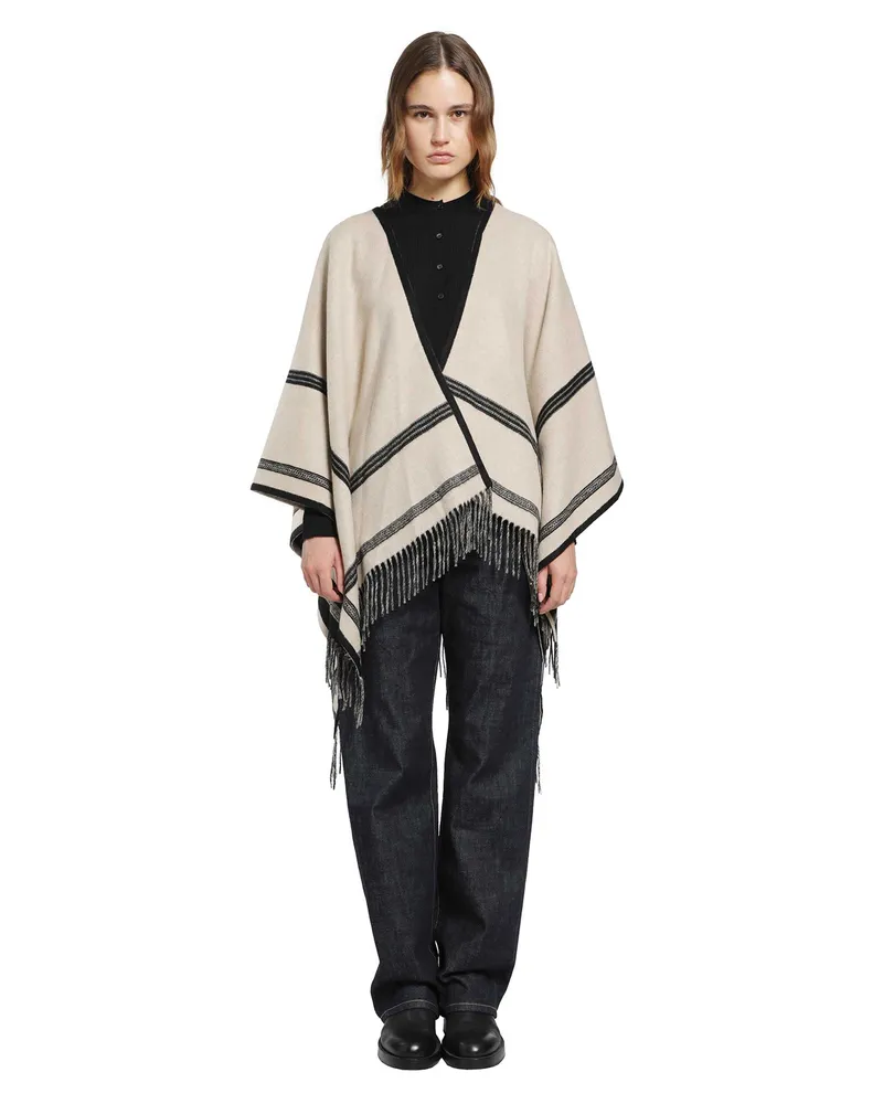 Fendi Selleria Poncho Grey