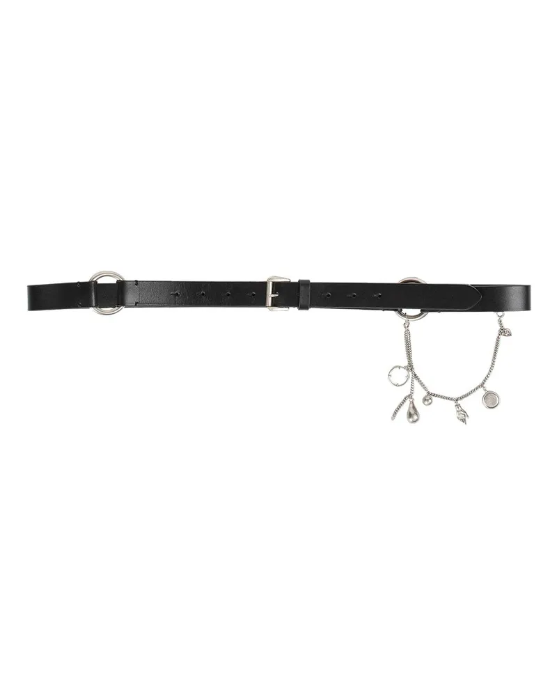 Ann Demeulemeester Charis Belt with Charms 25MM Black