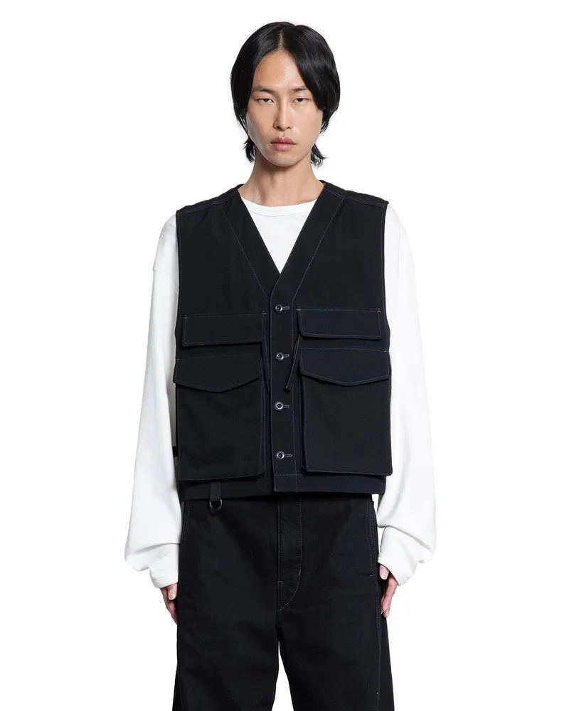 Christophe Lemaire Utility Gilet Black