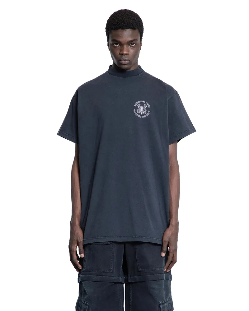 Balenciaga T-shirt oversize 10 Avenue George V Black