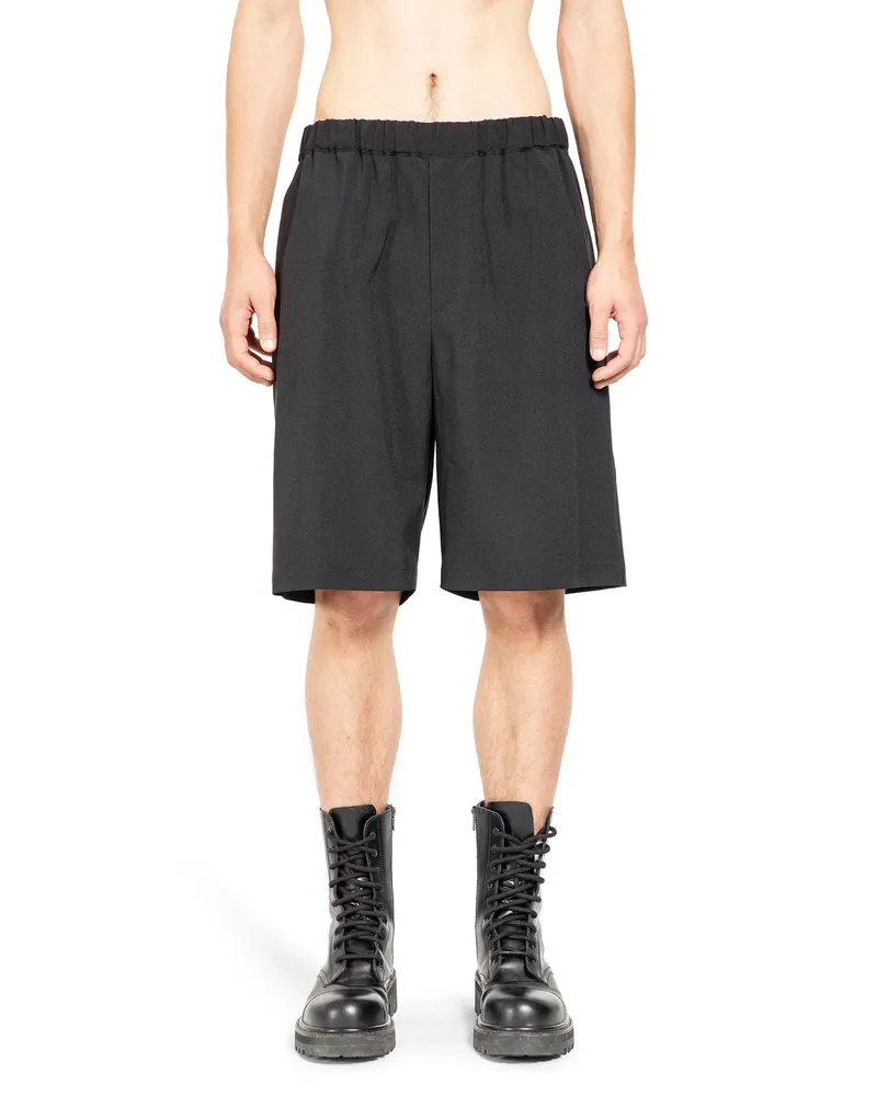 Undercover Pantaloncini con Coulisse in Nylon Black