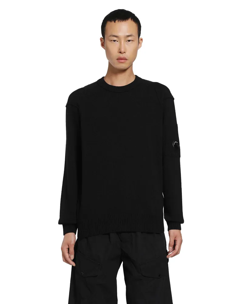 C.P. Company Lambswool Sweater Black
