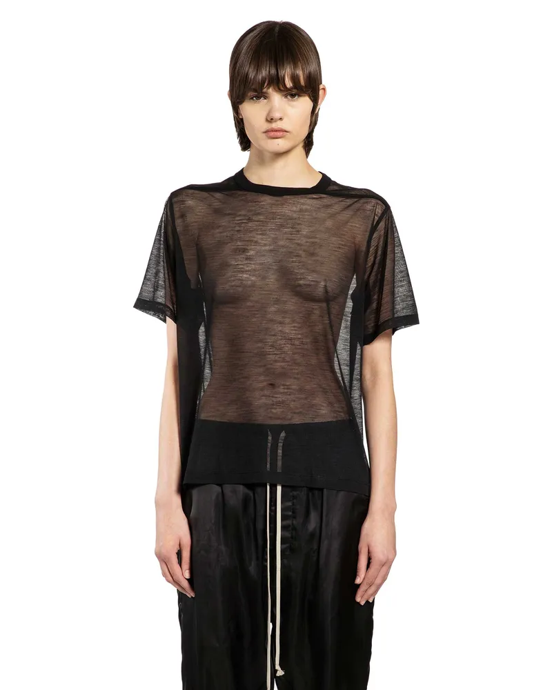 Rick Owens Temple Brad T-Shirt Black