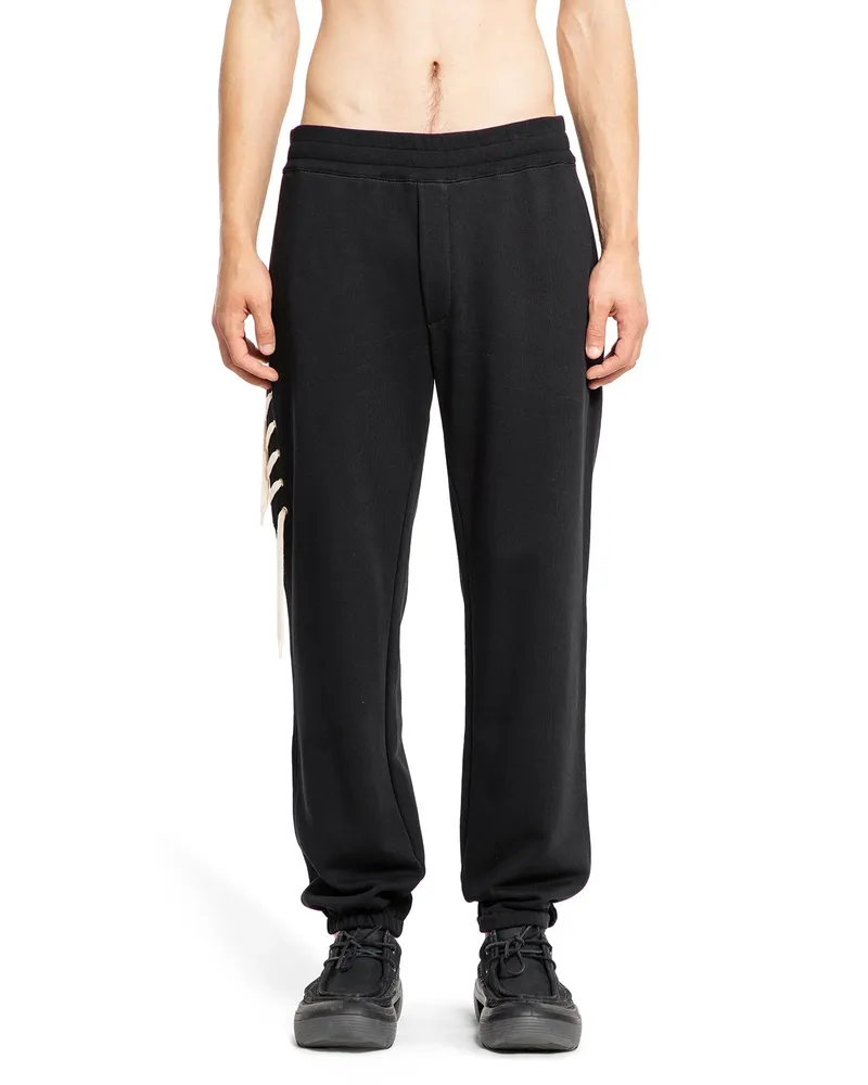 Craig Green Pantaloni da tuta con lacci Black