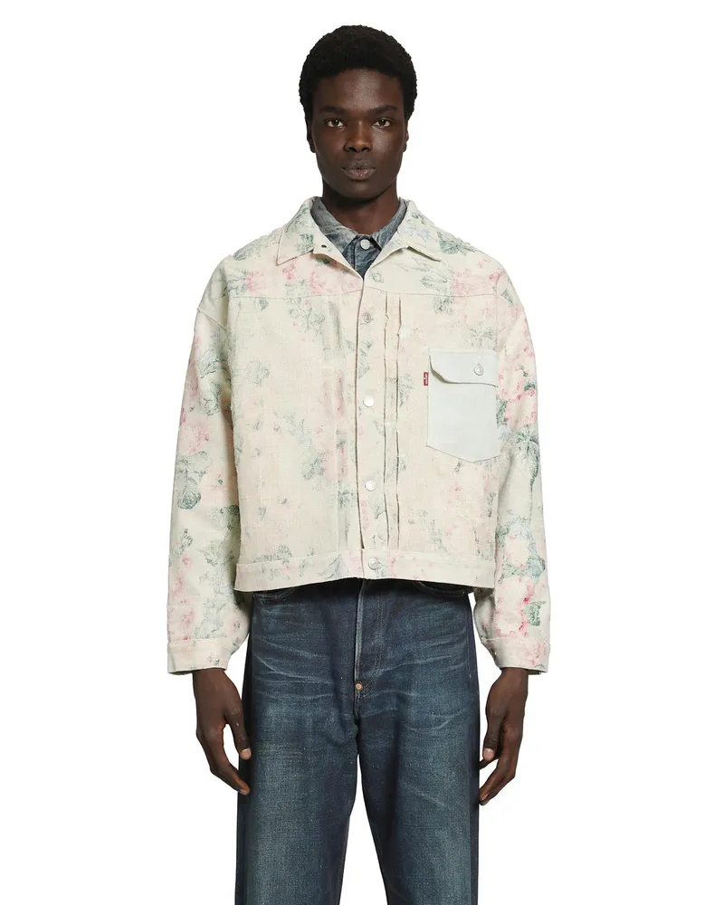Junya Watanabe X Levi's Flower Print Jacket Multicolor