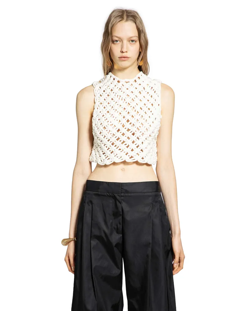 Alaïa Square Top Off-white
