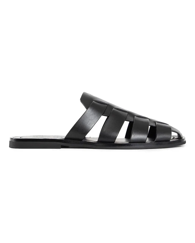 Prada Sandali piatti da pescatore Black