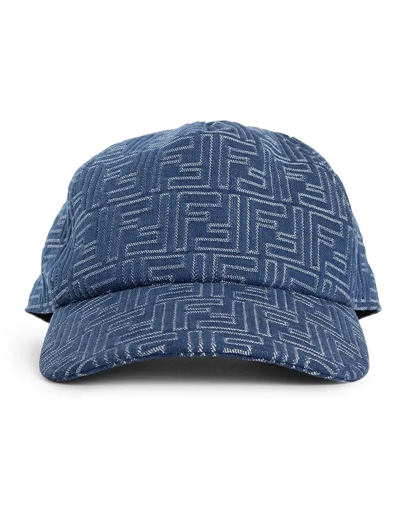 Fendi FF Denim 6-Panel Cap Blue