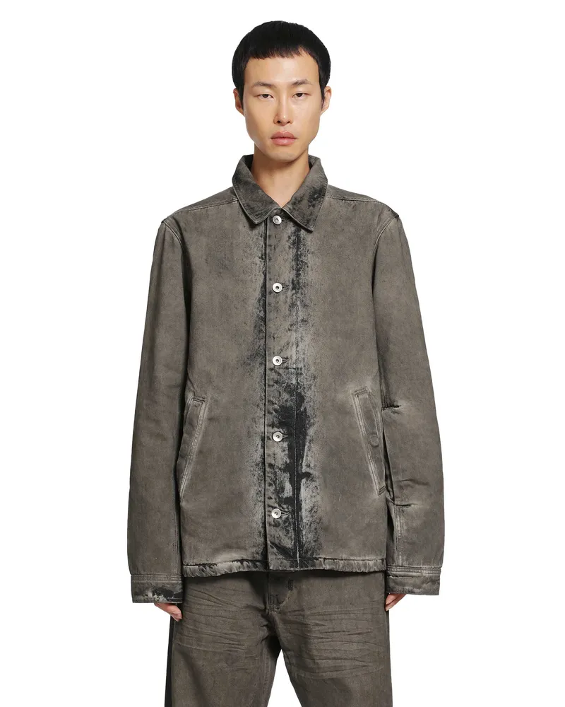 DRKSHDW by Rick Owens Tower Brad in 13oz Wash Denim Grey