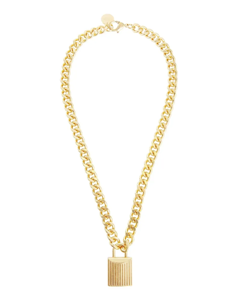 Tom Ford Bracciale a Catena con Lucchetto Gold