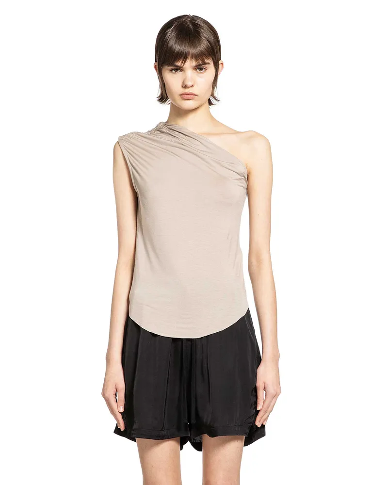 THOM KROM One-shoulder Top Grey