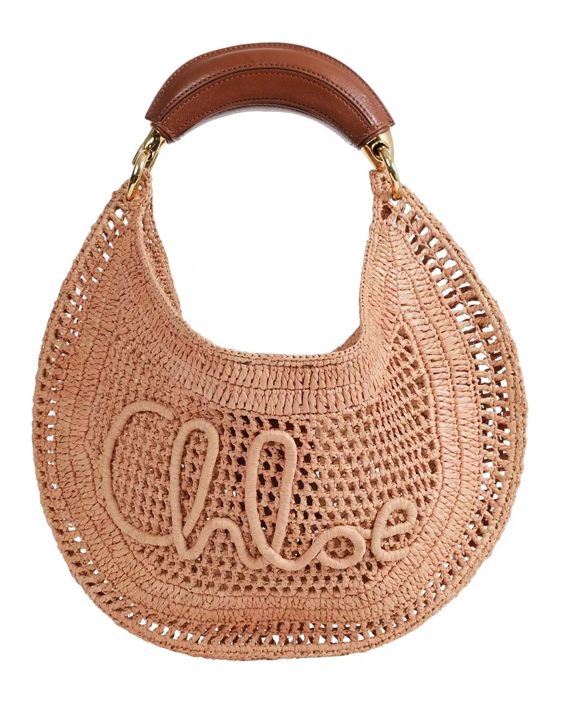 Chloé Summer Banana Hobo Bag Beige