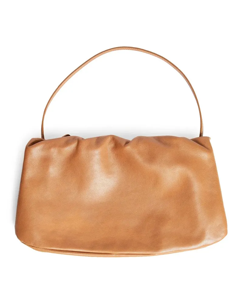 The Row Borsa XL Bourse in pelle Beige