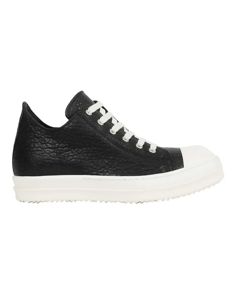 Rick Owens Tower Low Sneaks in Bubble Lamb Black