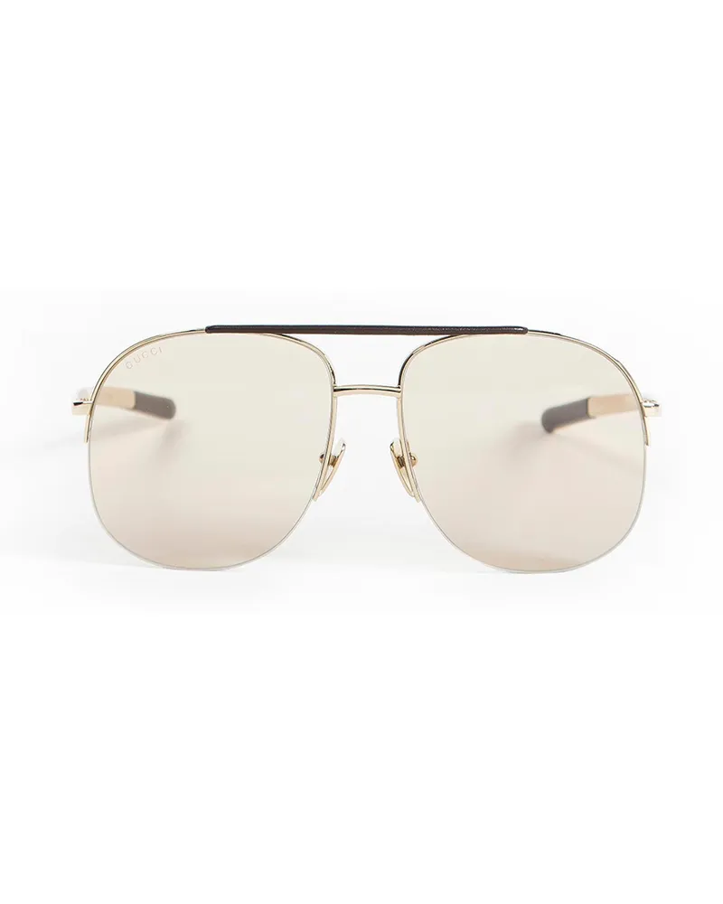 Gucci Navigator Sunglasses Gold