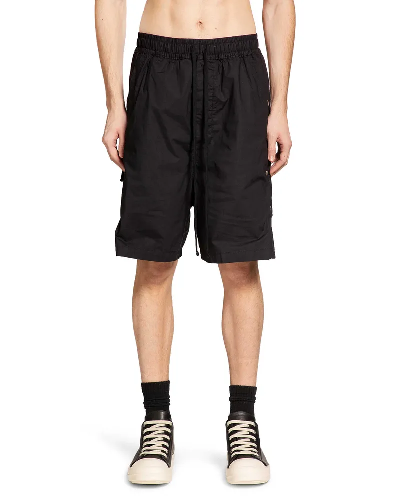 THOM KROM Stretch Nylon Cargo Shorts Beige