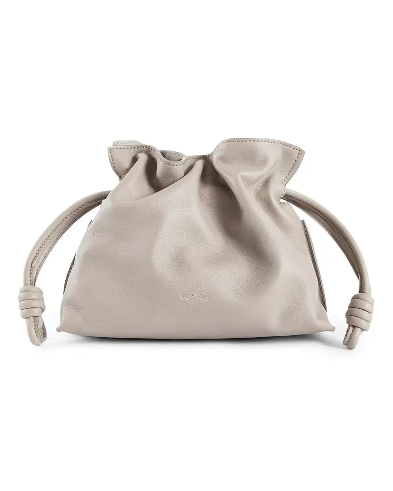 Loewe Mini Flamenco clutch in nappa calfskin Beige