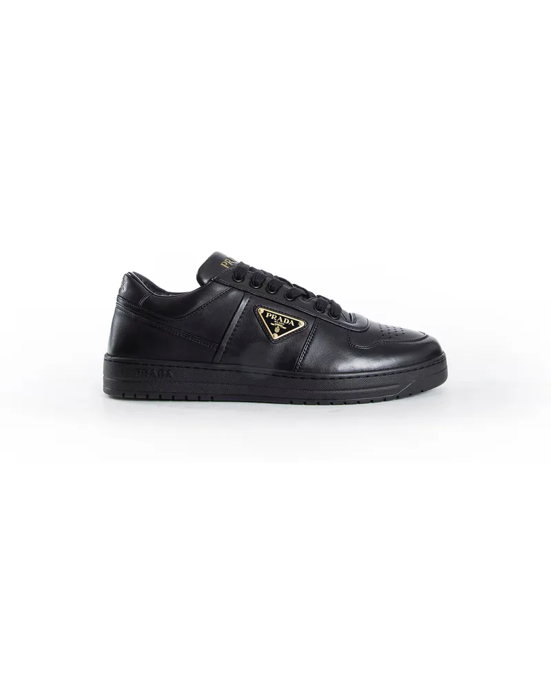 Prada Downtown Nappa Leather Sneakers White