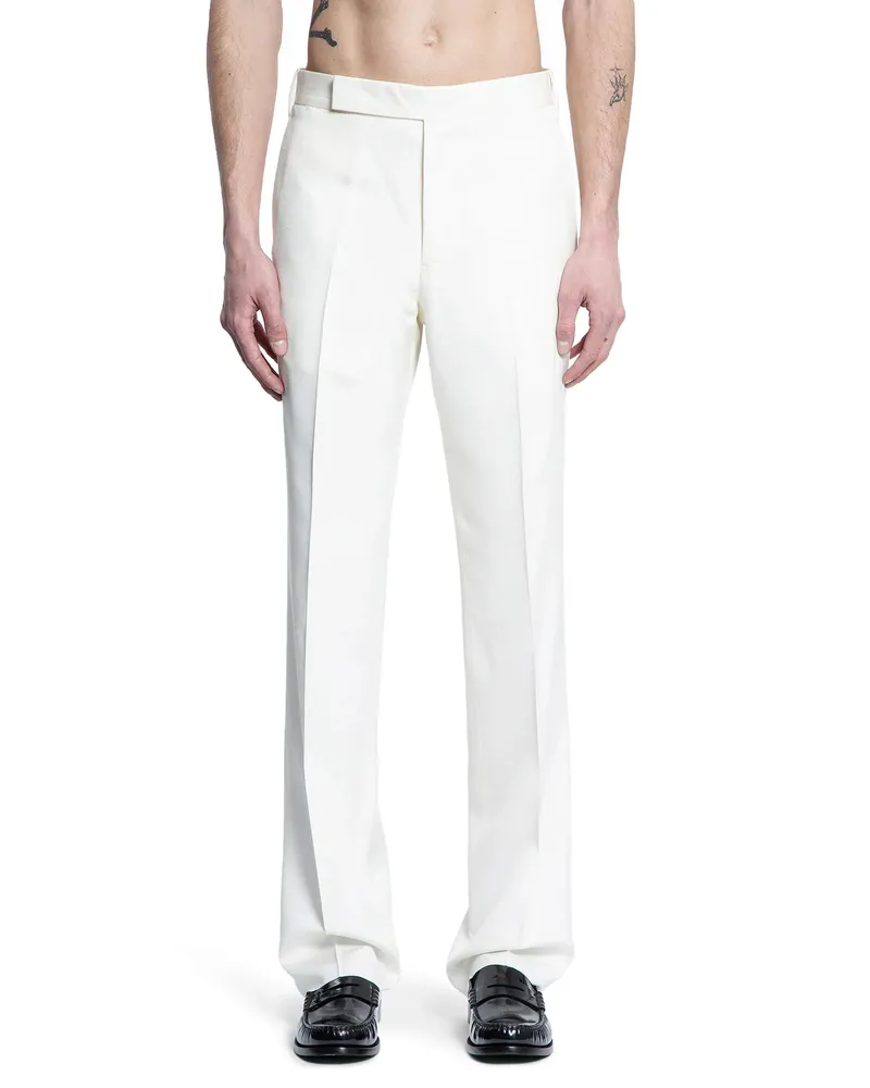 LARDINI Pantaloni su misura in viscosa Miami White