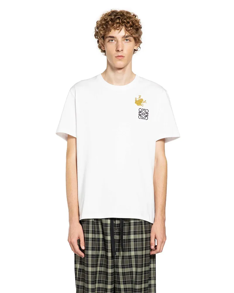 Loewe Cotton Embroidery Relaxed Tee 