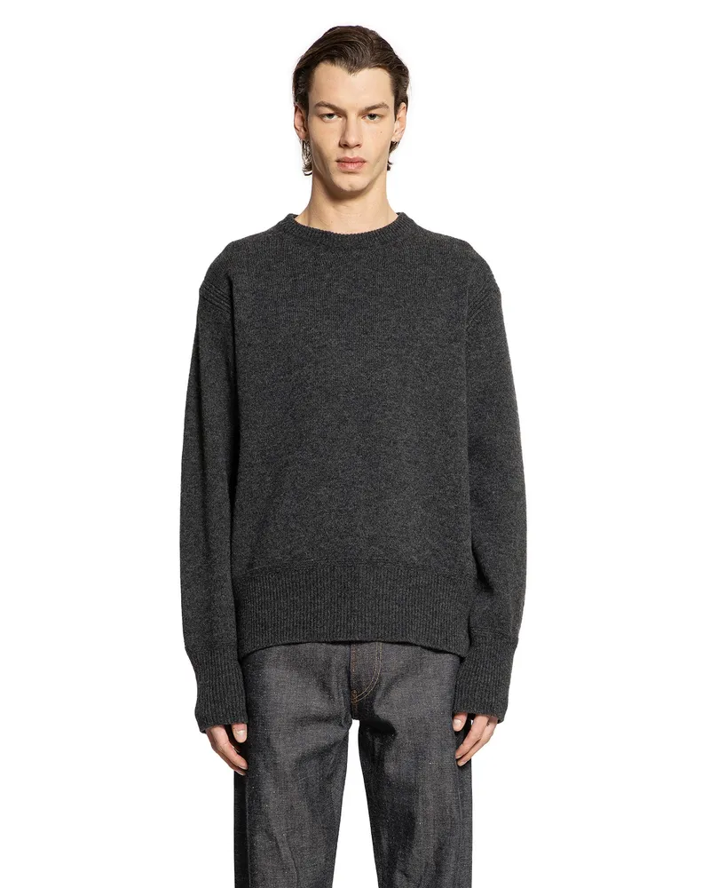 Taiga Takahashi LOT.507 Athletic Crewneck Sweater Grey
