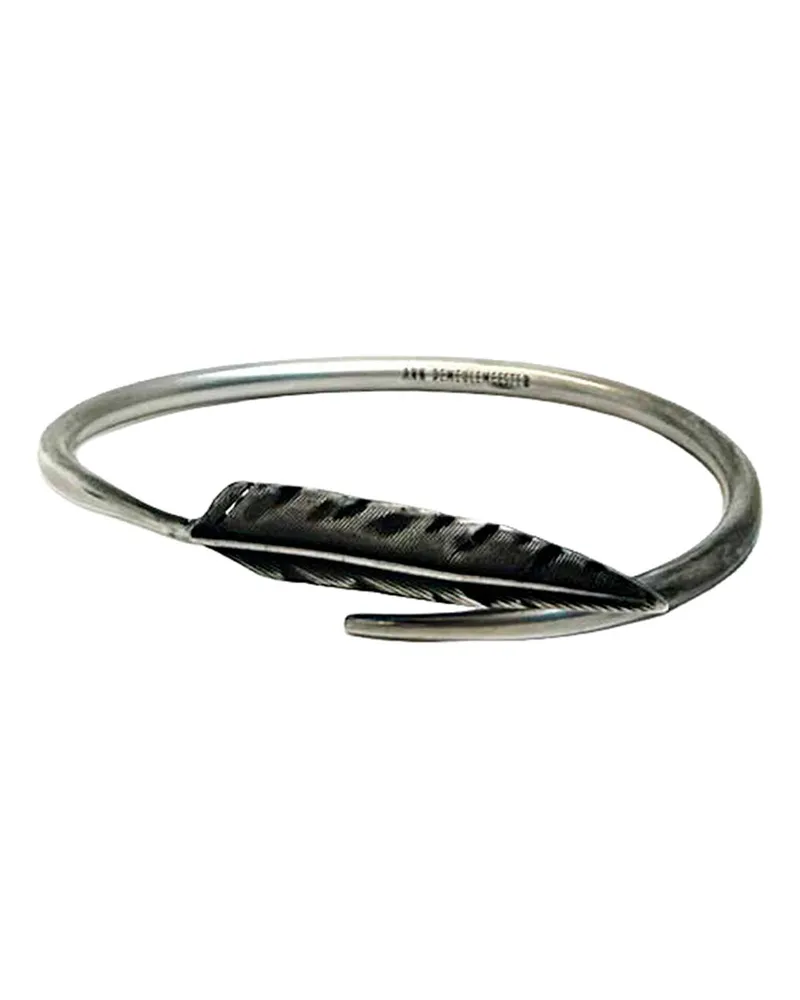 Ann Demeulemeester Dagvin Feather Bracelet Silver