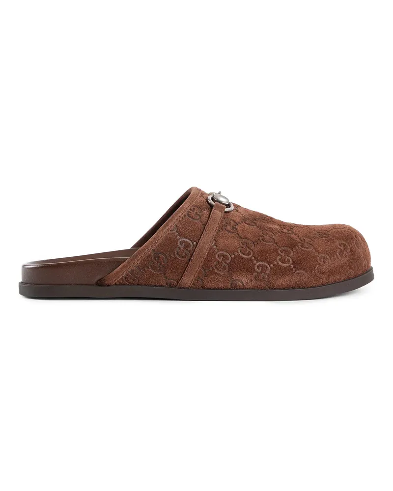 Gucci Mocassini con morsetto Brown
