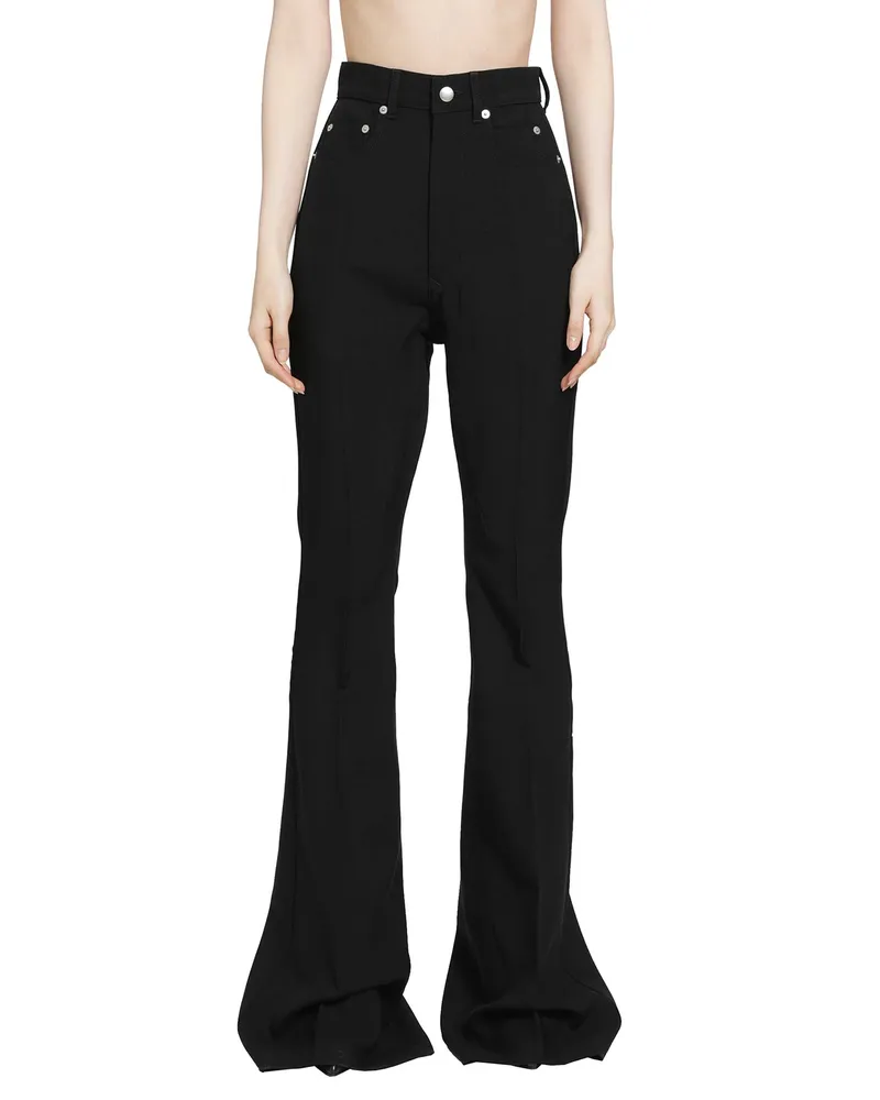 Rick Owens Tower Bolan Bootcut Black