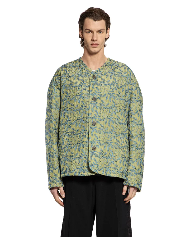 Song For The Mute Oversized Liner Jacket Green