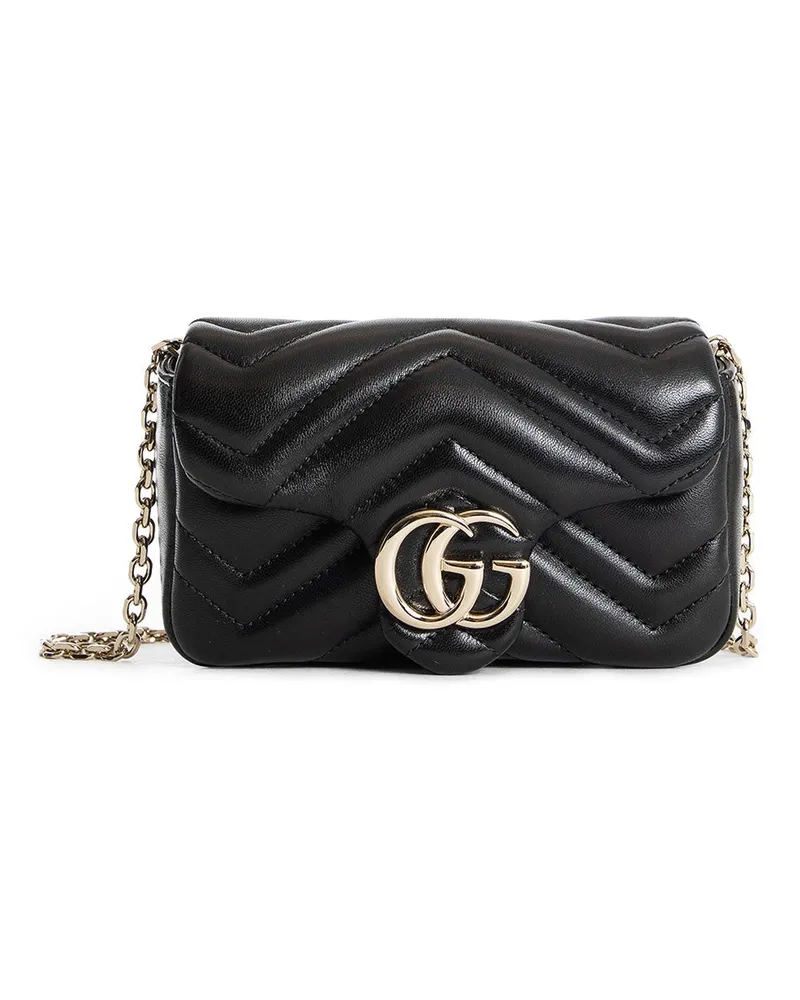 Gucci Borsa a spalla mini GG Marmont Black