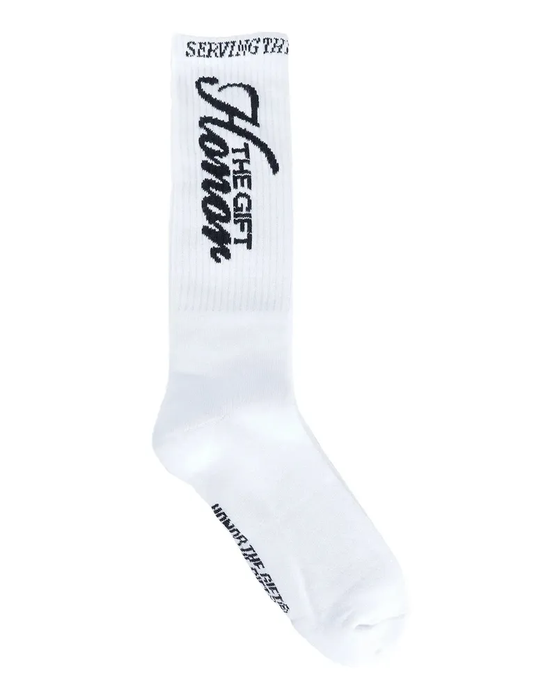 Honor The Gift 1988 Ribbed Socks White