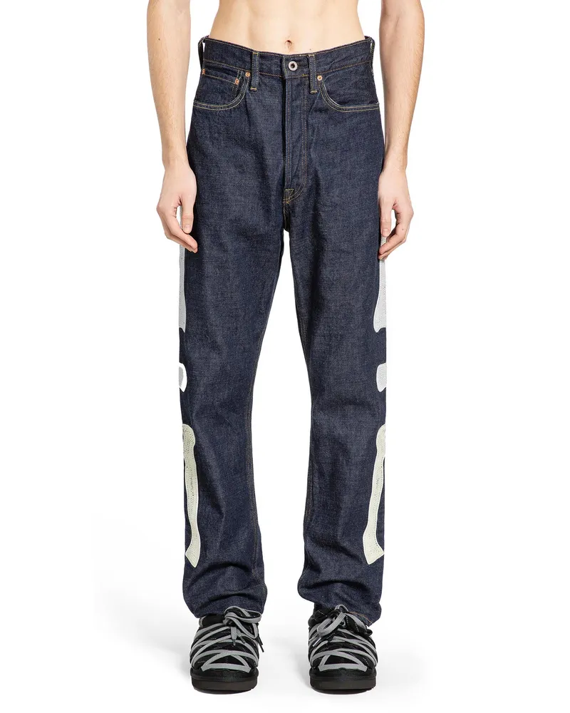 KAPITAL Mexican Tuxedo Okagilly Jeans Blue
