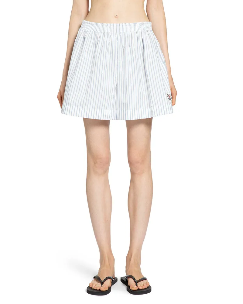 Moncler WOMAN BLUE SHORTS Blue