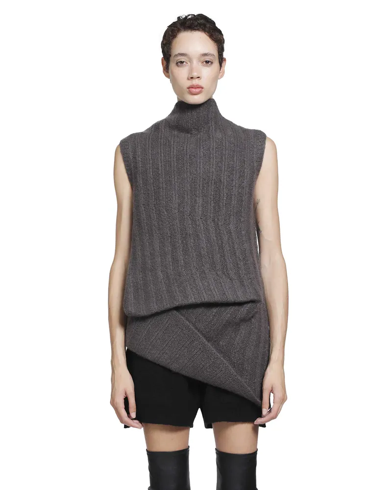 Rick Owens Tower Babel Top Grey