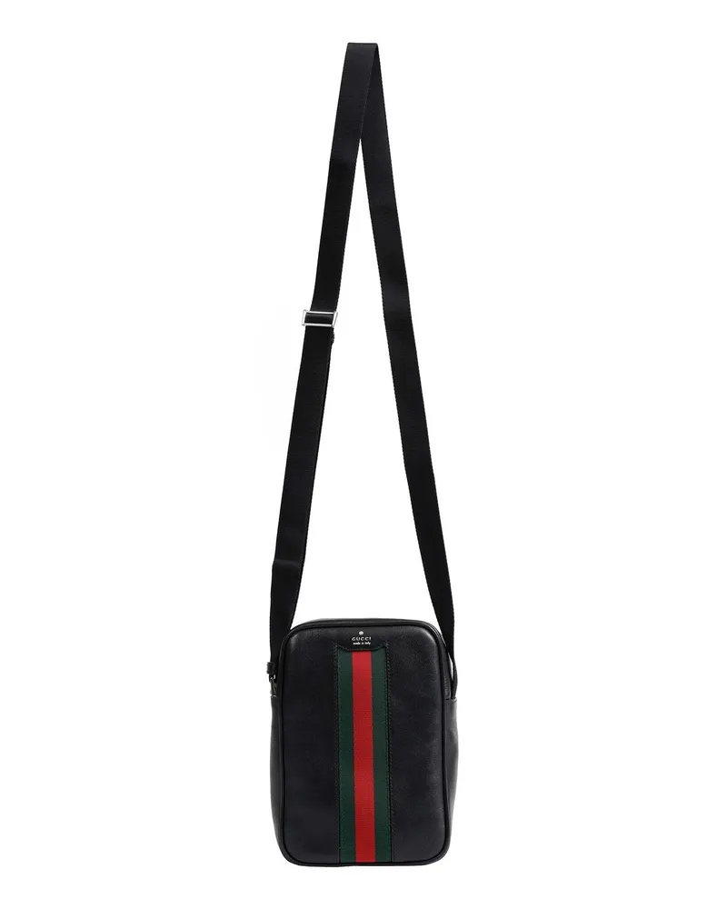 Gucci Soft Leather Crossbody Mini bag Black
