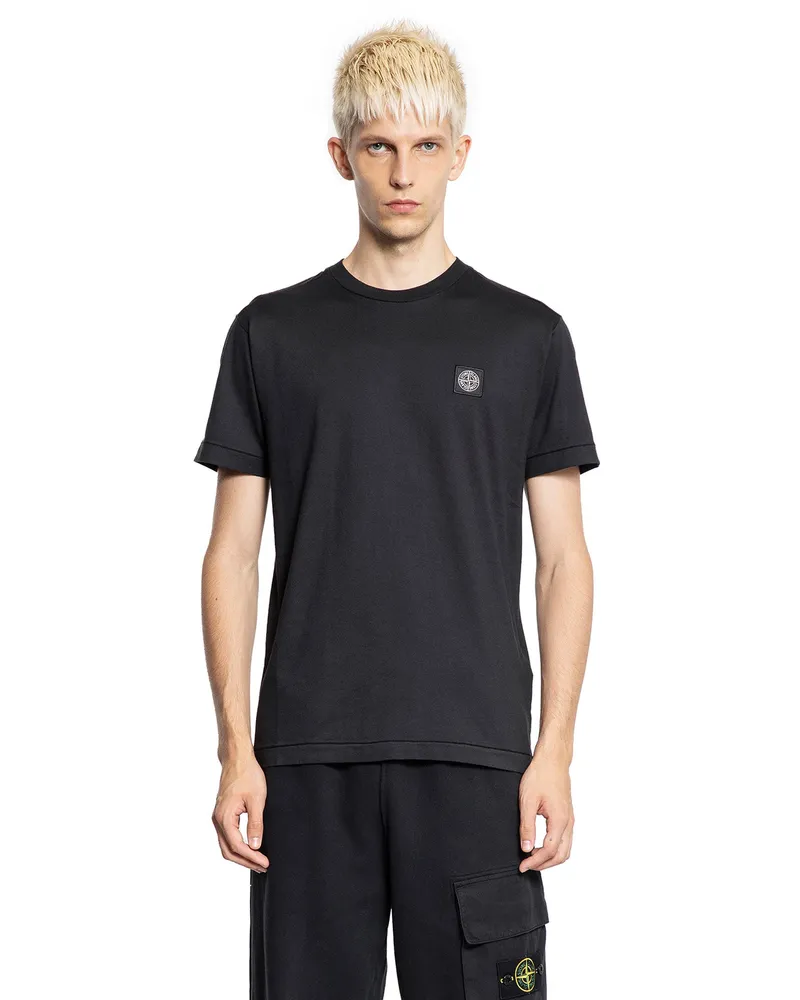Stone Island 2100027 60/2 Cotton Jersey T-Shirt Black