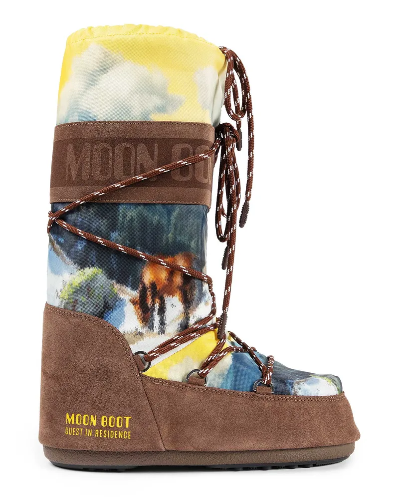 Moon Boot Guest in Residence Icon Postcard Boots Brown