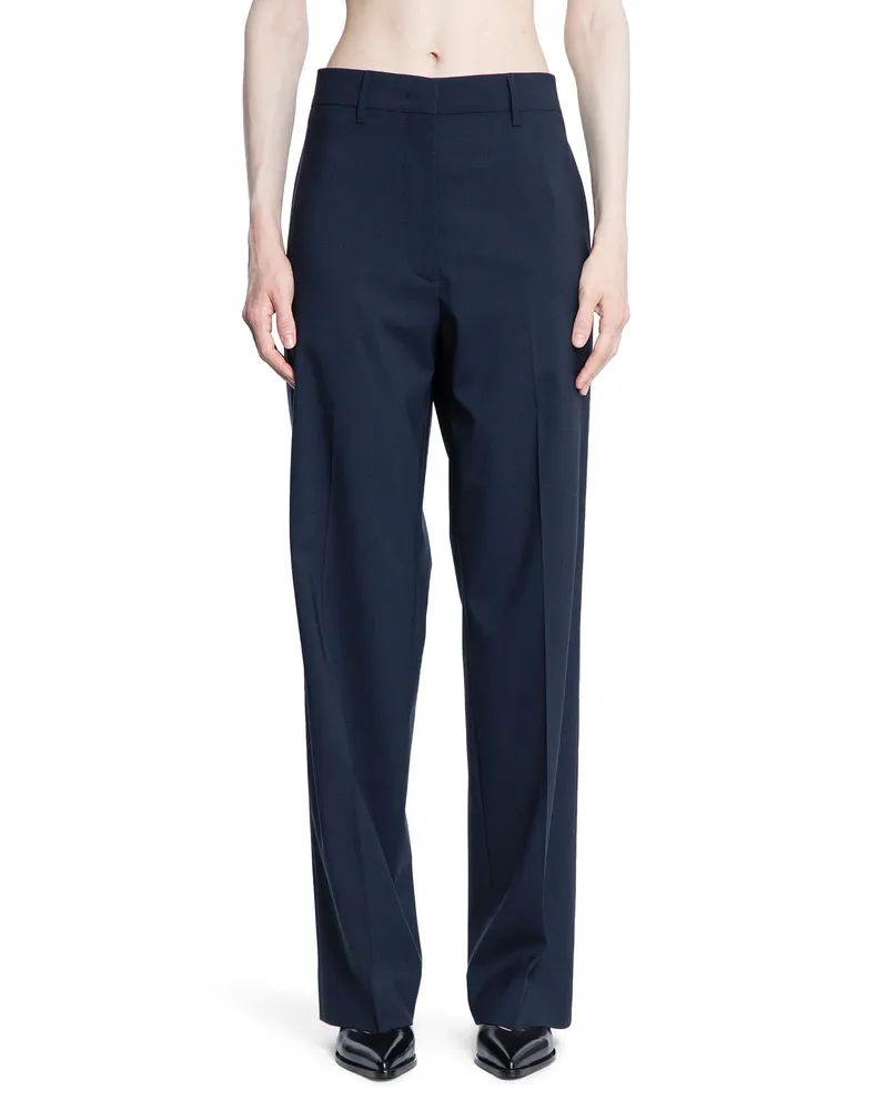 Miu Miu Superfine Wool Pants Blue
