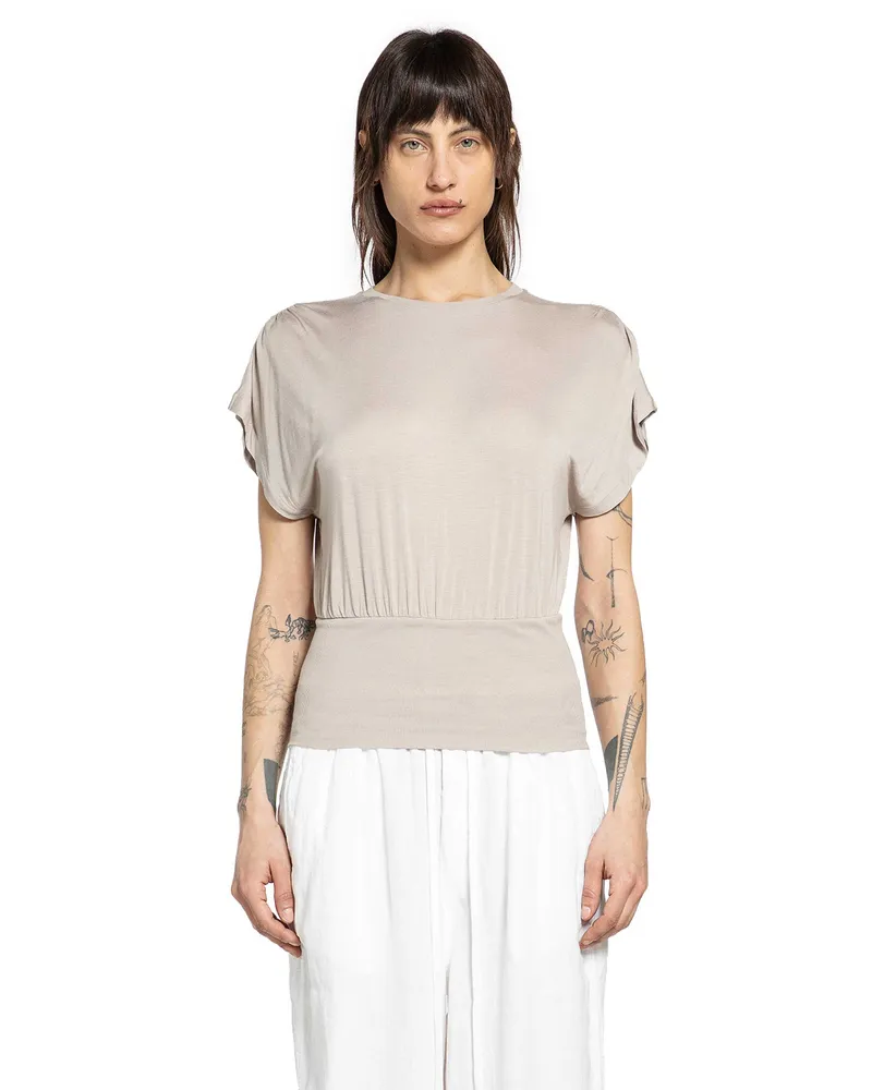 THOM KROM Tailored Crewneck T-Shirt Grey