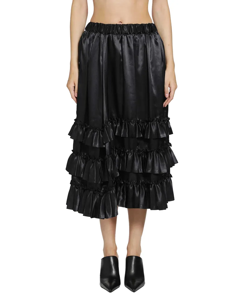 Noir Kei Ninomiya Layered Skirt Black