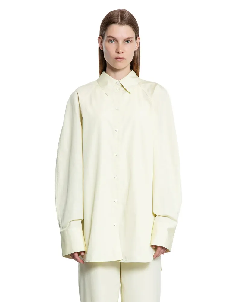 Totême Raw Raglan Shirt Beige