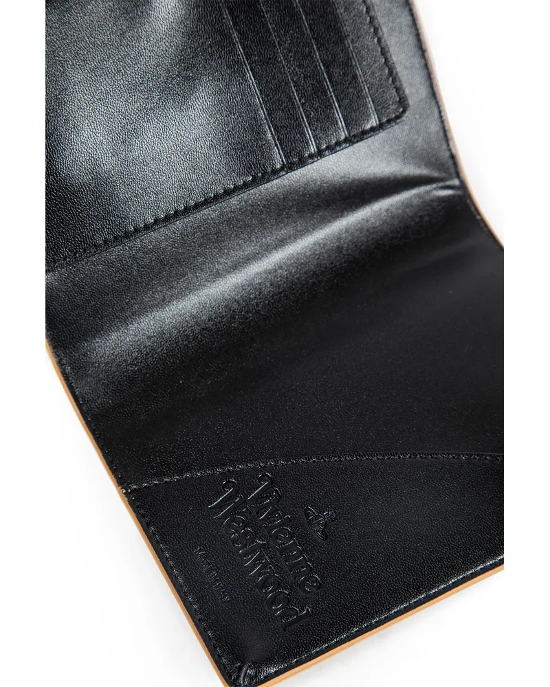 Vivienne Westwood Heart Plaid Passport Holder Multicolor