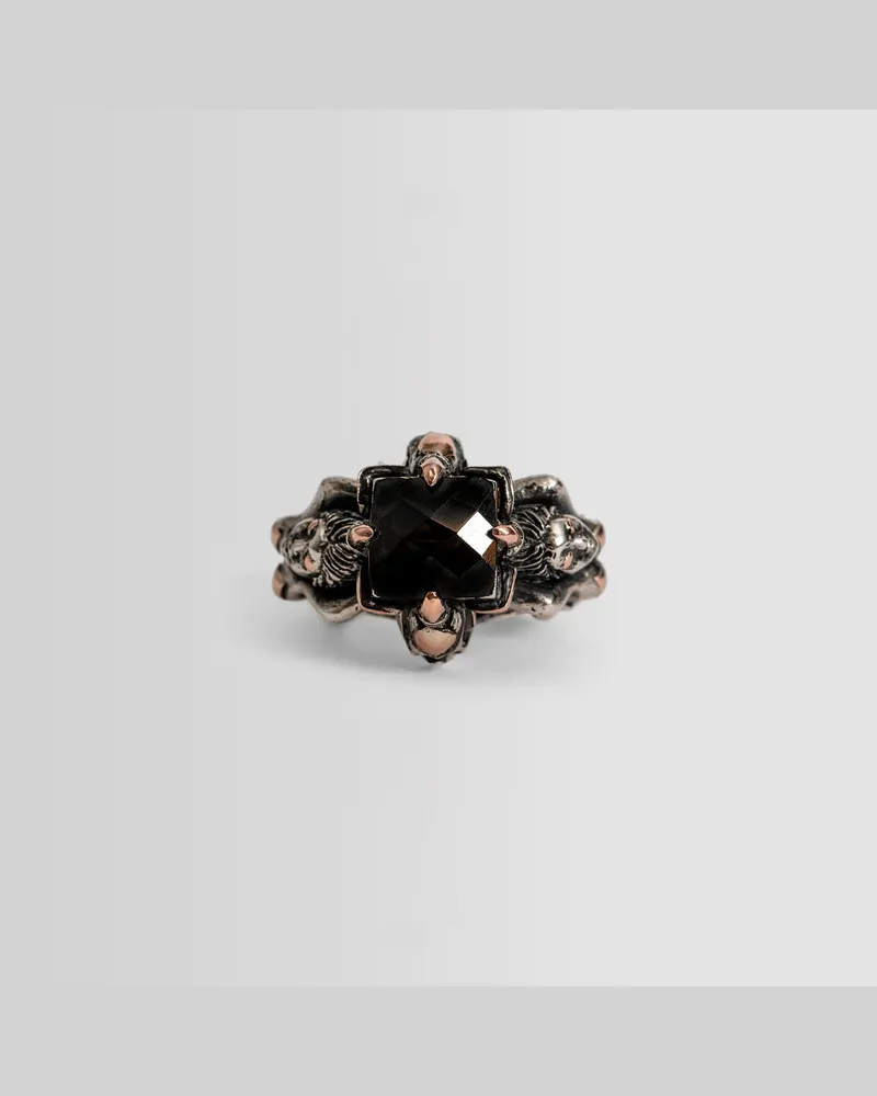 KD2024 Skull And Mermaid Ring Silver