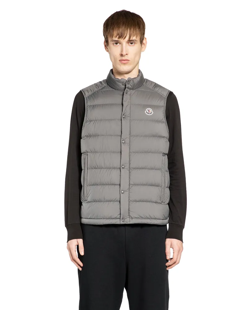 Moncler Barthe Down Gilet Grey