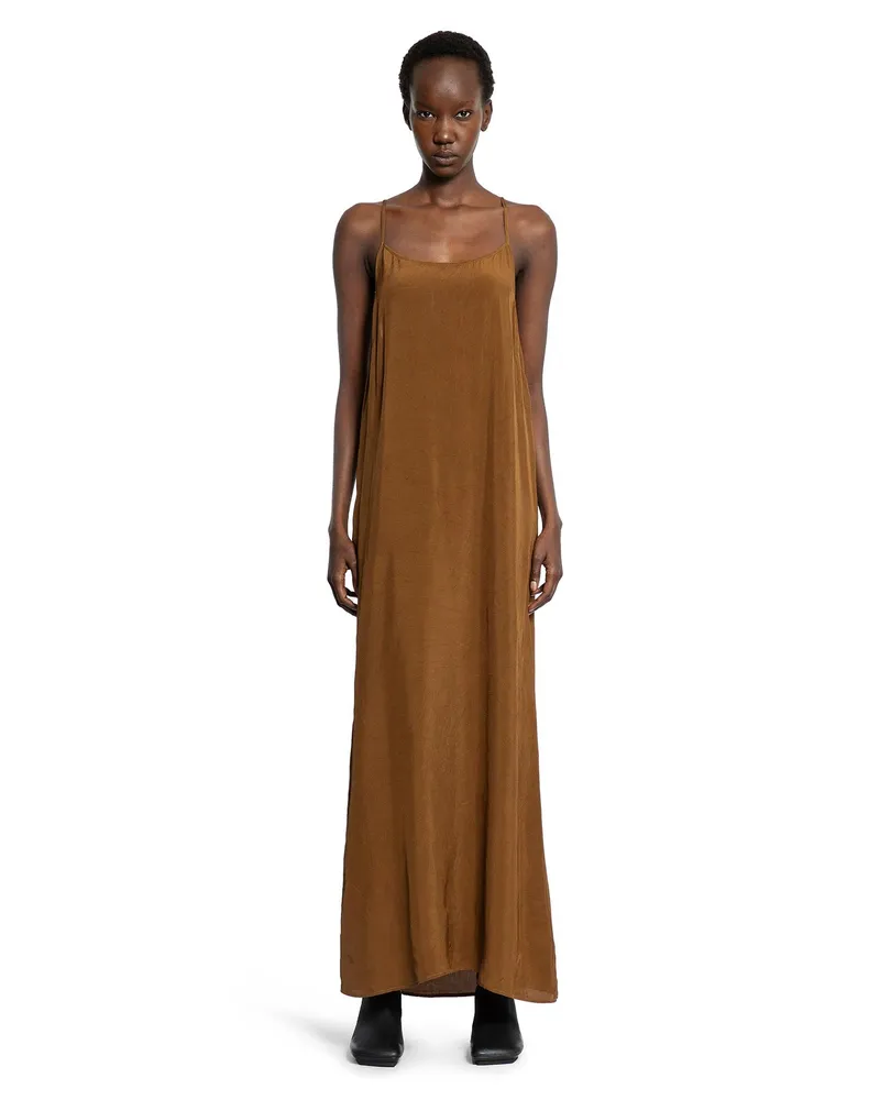 Uma Wang Anaya Long Dress Orange