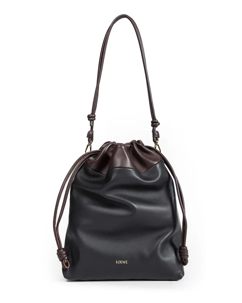 Loewe WOMAN BLACK TOTE BAGS Black