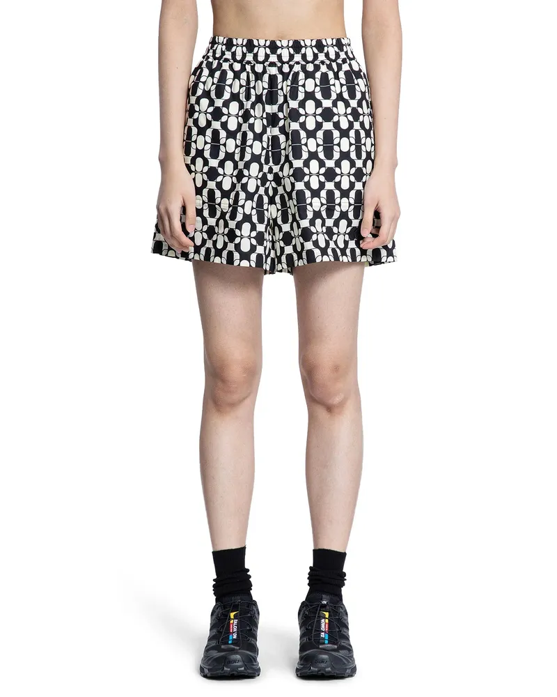 Moncler Printed shorts Black&white