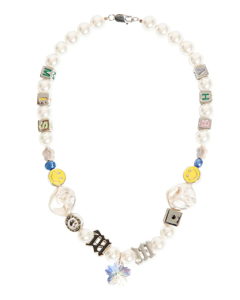 MISBHV LA Beaded Choker White