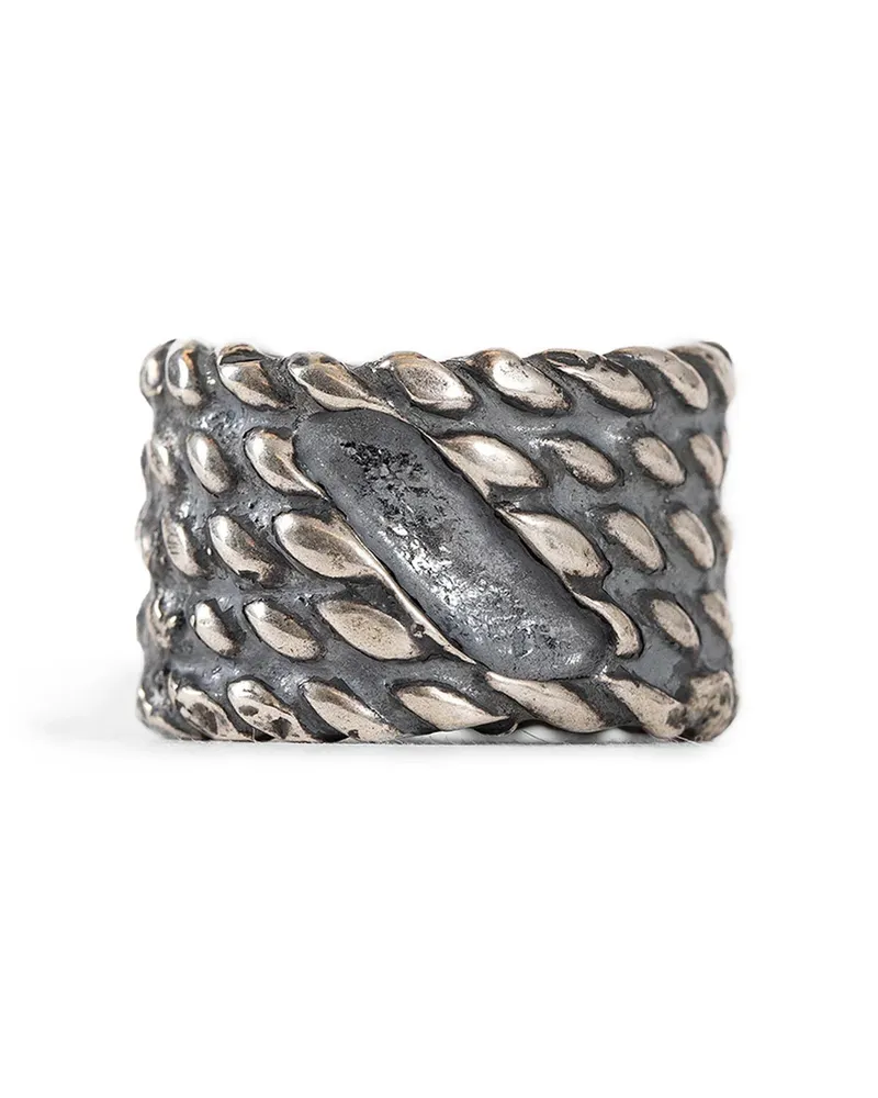 GOTI Rope Ring Silver